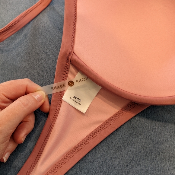 Crochet Detail Large Bust Underwire Bikini Top - Picture 6 of 9